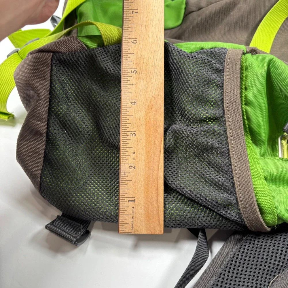 The North Face Skipper Backpack Green Brown Hiking Daypack School Outdoor Sport